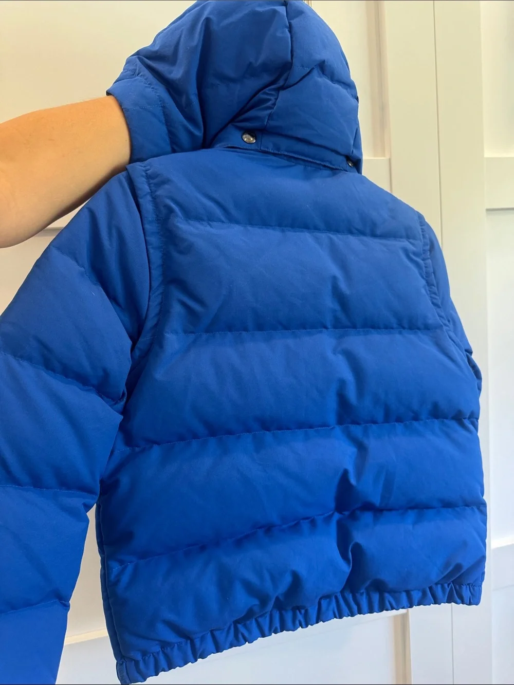 Polo by Ralph Lauren Kids Bright Blue Hooded Quilted Puffer Jacket/vest